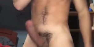 Handsome latino does have a huge thick and meaty cock