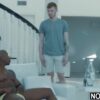 White gay helps his black straight friend make a sexy video