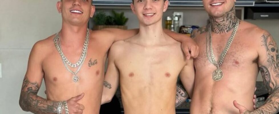 Julinho alecio, and erick diaz have a threesome