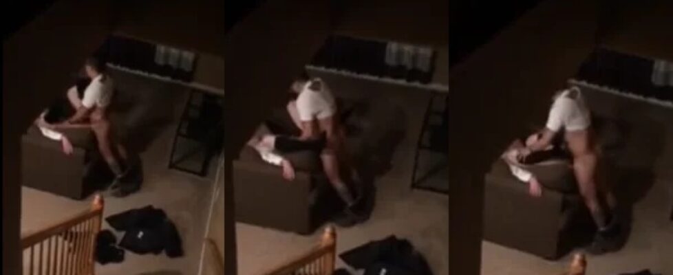 Secretly recording my husband fuck his hookup in the basement