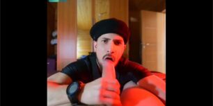 Sucking and deepthroating a big cock raul rivas (rhaul)
