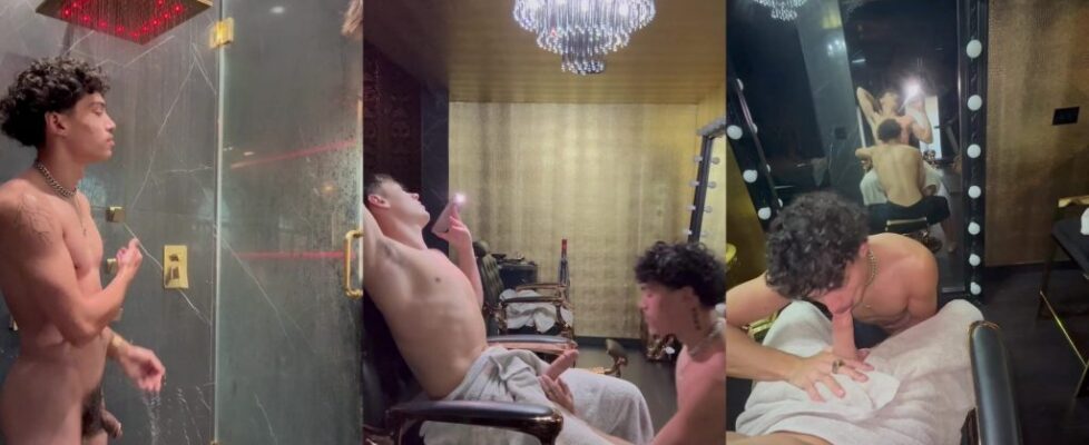 Ashton wright gets a blowjob from alex myers