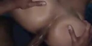 Huge horse cock drilling a tasty bubble butt