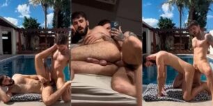 Ivan dotcom and felippe masson fuck by the pool