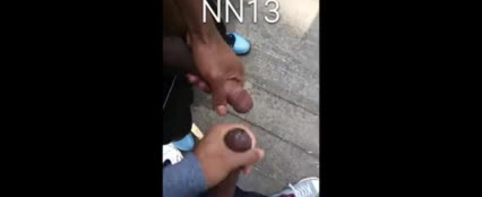 My friend and I masturbating outdoors