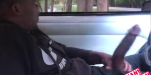 Decided to relax my fat dick at a rest stop