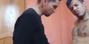 Spanking and face fucking my boyfriend
