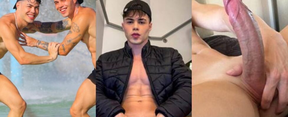 Gustavo rocha jerks off and cums on his feet