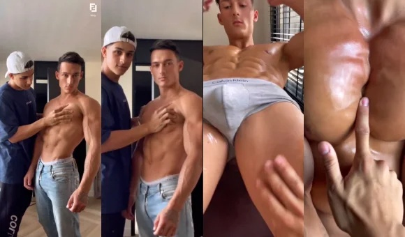 Levy van wilgen gets oiled and felt up by sepanta arya (hunksep)