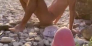 Nothing better than a good handjob on the seashore