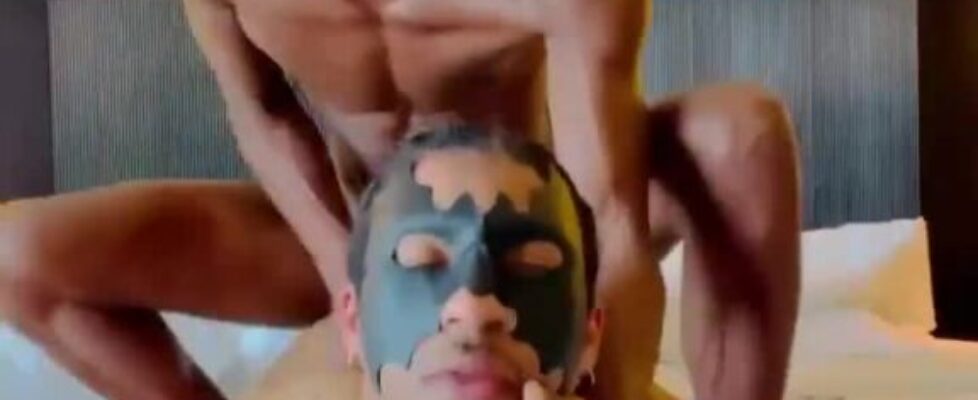 Skinny jamaican fucking a horny masked slut