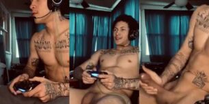 Dwill0120 jerks off while gaming