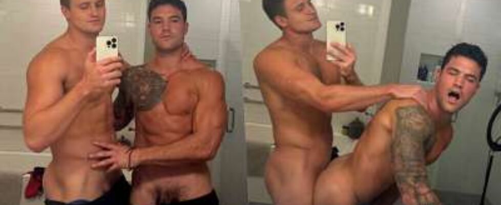 Itsjustparker and alex fuck in the shower before moving to the bed