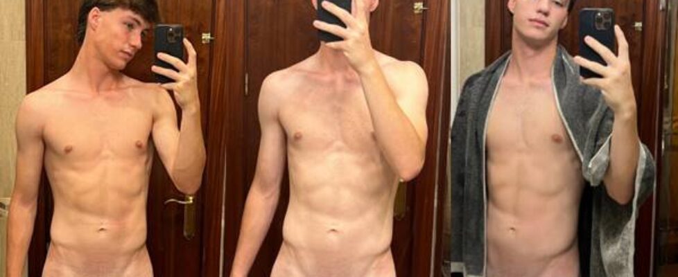 Luis alberto fdez jerks his twink cock