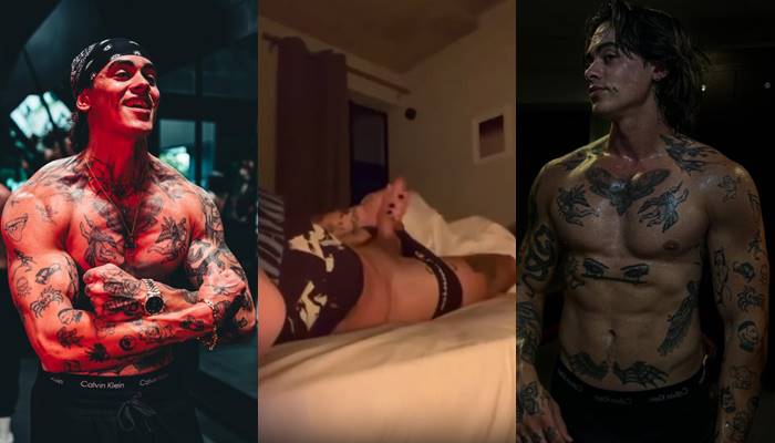 Mike de beer jerks off