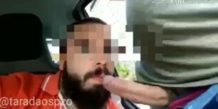 Taradaospzo cock sucking through the car window