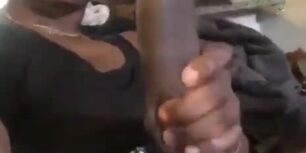 This nigga has a huge donkey cock