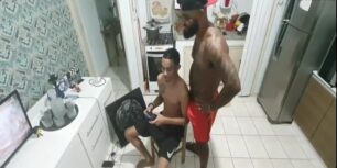 Fucking my roommate while playing video games