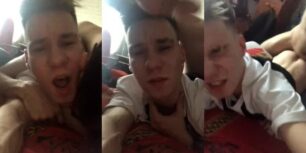 Pov view of a twink taking a cock