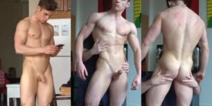 Young fit guy gets worshipped